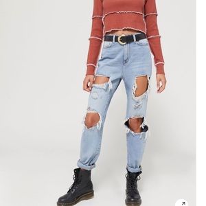 BDG Distressed Mom jeans